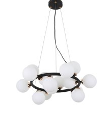 Подвесная люстра Lumina Deco Marsiada LDP 6033-15 BK+MD
