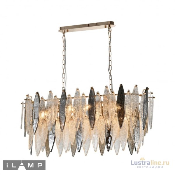 Подвесная люстра iLamp Dolce P2543-10 Gold