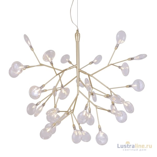 Подвесная люстра Crystal Lux Evita EVITA SP36 GOLD/TRANSPARENT Подвесная люстра Crystal Lux Evita EVITA SP36 GOLD/TRANSPARENT