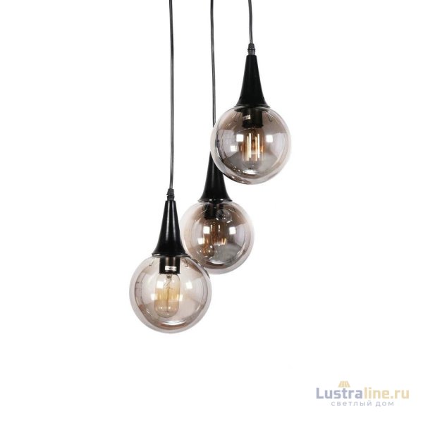 Подвесная люстра Lumina Deco Rocherro LDP 11191-3 BK