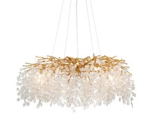 Подвесная люстра Delight Collection Shiro-noda FTB006R-100 brass/clear Подвесная люстра Delight Collection Shiro-noda FTB006R-100 brass/clear