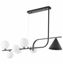 Подвесная люстра Lumina Deco LDP 7036-7 BK+WT