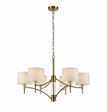 Подвесная люстра Indigo Boheme 13031/6P Brass V000525