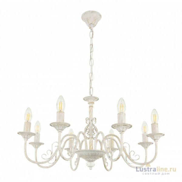Подвесная люстра Arte Milano 342620/8 WT+G Подвесная люстра Arte Milano 342620/8 WT+G