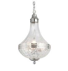 Подвесная люстра DeLight Collection French Empire Glass KG0544P-4 nickel
