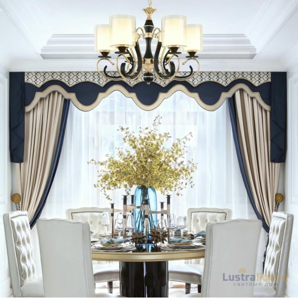 Подвесная люстра Arte Milano Florentia 302237/6 Bk/Gd Подвесная люстра Arte Milano Florentia 302237/6 Bk/Gd