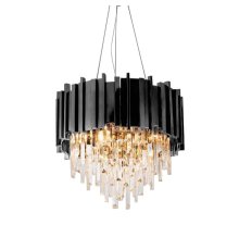 Подвесная люстра Delight Collection Barclay A006-400 L4 br.dark nickel