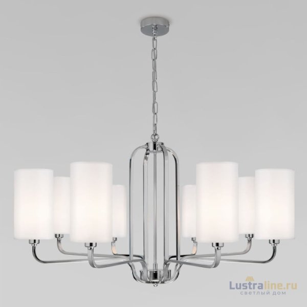 Подвесная люстра Eurosvet Purezza 60128/8 хром