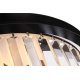 Подвесная люстра Delight Collection 1920s Odeon KR0387P-6B/P black/clear