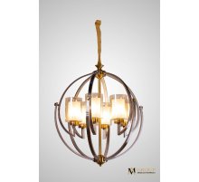 Подвесная люстра AM Group AM372 SP6 GAB+SN