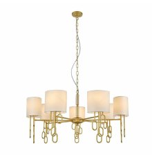 Подвесная люстра Indigo Amali 13026/7P Gold V000480