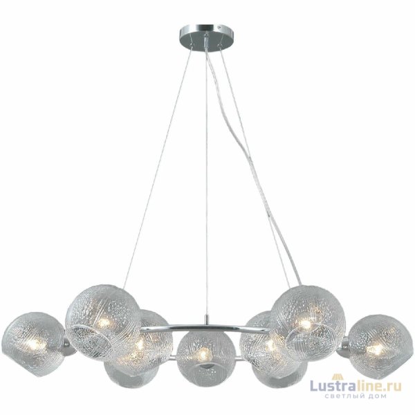 Подвесная люстра Illumico IL0728-9PSQ-24 CR ARIES Подвесная люстра Illumico IL0728-9PSQ-24 CR ARIES
