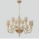Подвесная люстра Crystal Lux SILVESTRO SP12 AMBER