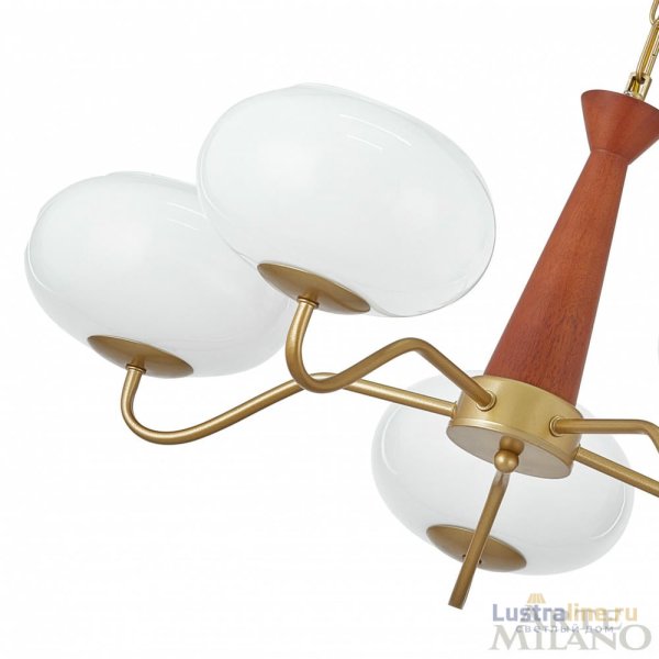 Подвесная люстра Arte Milano Napoli 310166/D680/5 BS/WD Подвесная люстра Arte Milano Napoli 310166/D680/5 BS/WD