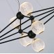 Подвесная люстра DeLight Collection Elliot Diamante MD20022005-9B black/chrome