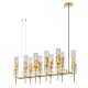 Подвесная люстра Crystal Lux PRIMAVERA SP10 GOLD