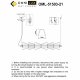 Подвесная люстра Omnilux Casargo OML-51503-21