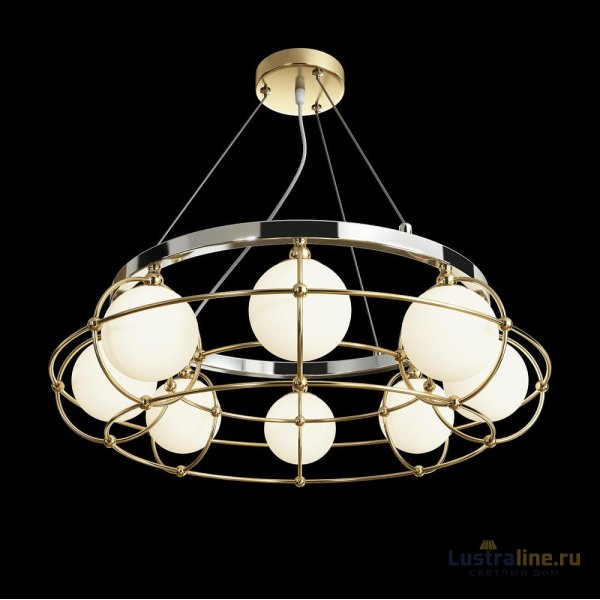 Подвесная люстра Maytoni Carcass MOD312PL-08GCH
