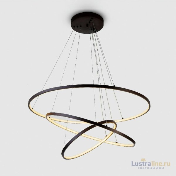 Подвесная люстра LED4U L5053-80-60-40 BR Подвесная люстра LED4U L5053-80-60-40 BR