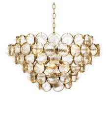 Подвесная люстра Delight Collection Opera KM0930P-8 brass