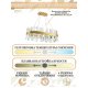 Подвесная люстра Natali Kovaltseva Tiziano LED LAMPS 81250