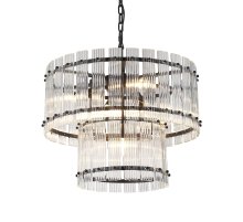 Подвесная люстра Delight Collection Ruby KG1112P-7 black/clear