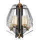 Подвесная люстра Lumina Deco Canti LDP 1244-5 BK+MD