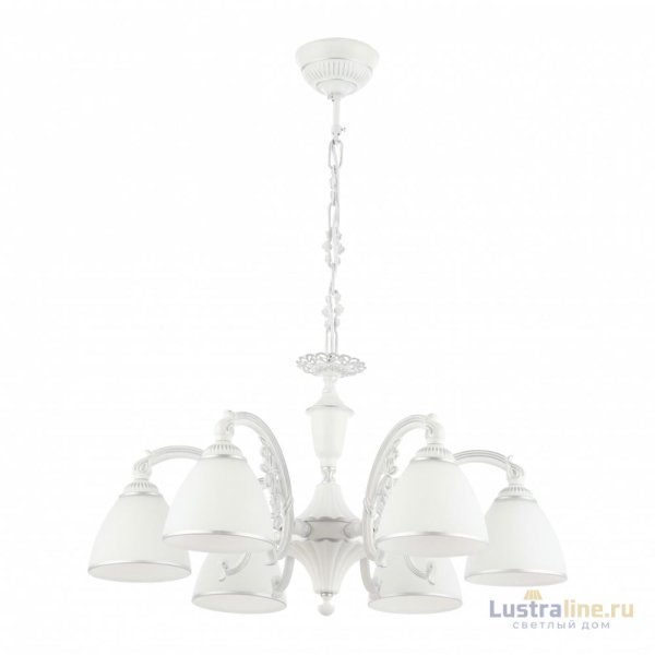 Подвесная люстра Arte Milano 341837/6 WT+SL Подвесная люстра Arte Milano 341837/6 WT+SL
