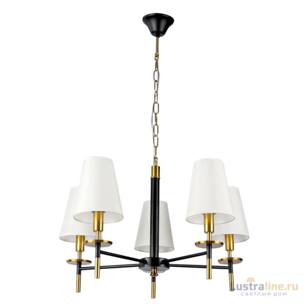 Подвесная люстра Arte Lamp Riccardo A4075LM-5BK Подвесная люстра Arte Lamp Riccardo A4075LM-5BK