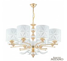 Подвесная люстра Arte Milano Florentia-2097 302097/8 Wh/Gd