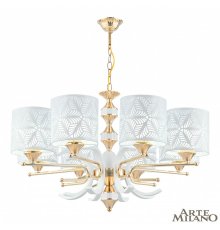 Подвесная люстра Arte Milano Florentia-2097 302097/8 Wh/Gd