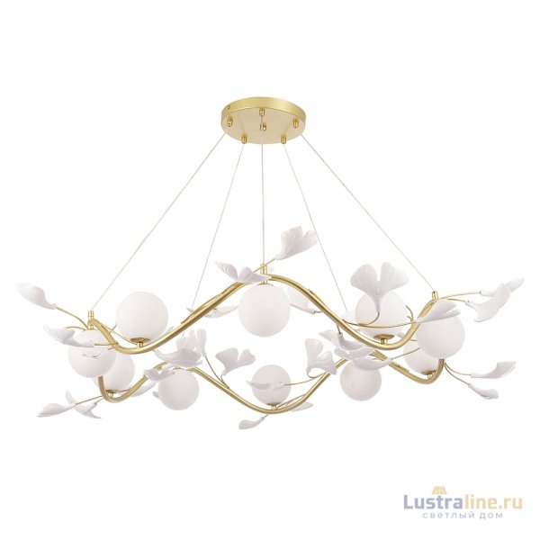 Подвесная люстра Crystal Lux COLIBRI SP10 GOLD Подвесная люстра Crystal Lux COLIBRI SP10 GOLD