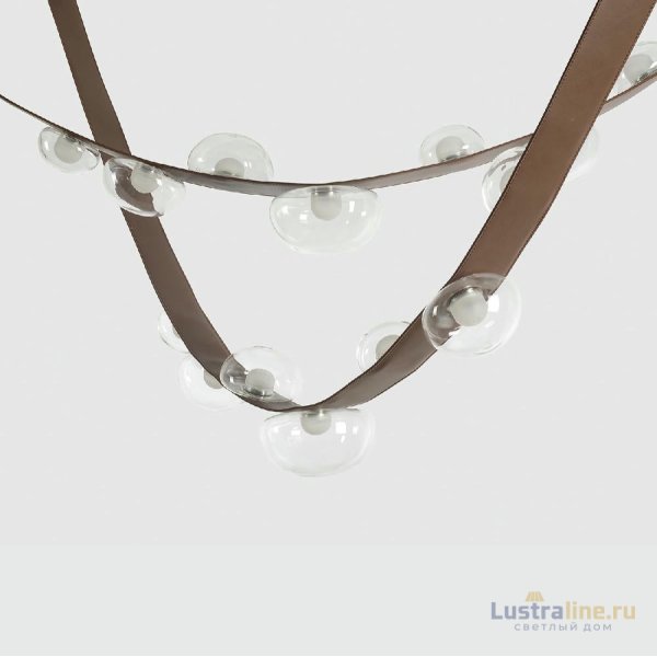 Подвесная люстра Crystal Lux BOSQUE SP7 L3000 BROWN/TRANSPARENT Подвесная люстра Crystal Lux BOSQUE SP7 L3000 BROWN/TRANSPARENT