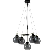 Подвесная люстра Indigo Grappoli 11029/5P Black V000215