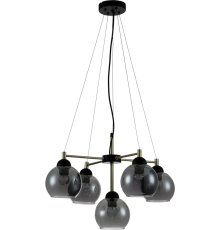 Подвесная люстра Indigo Grappoli 11029/5P Black V000215