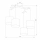 Подвесная люстра TK Lighting 6554 Albero White