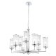 Подвесная люстра Crystal Lux GLORIA SP9 CHROME