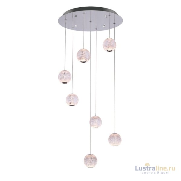 Подвесная люстра DeLight Collection Elliot Diamante MD20001012-7A chrome