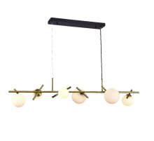 Подвесная люстра iLamp Golden 2134-6L BR+MBK