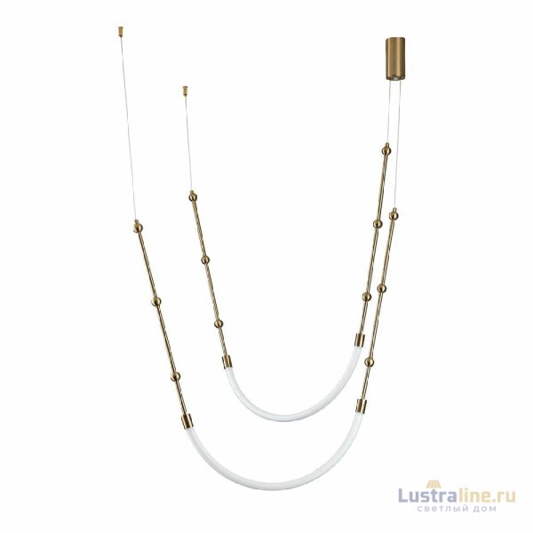 Подвесная люстра Indigo Corda 14010/2P Brass V000063L