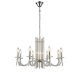 Подвесная люстра Crystal Lux AURELIO SP8 GOLD+CHROME/TRANSPARENT