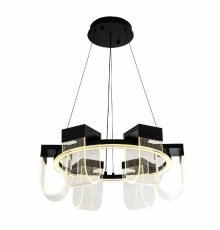 Подвесная люстра LED4U L7707-600 BK