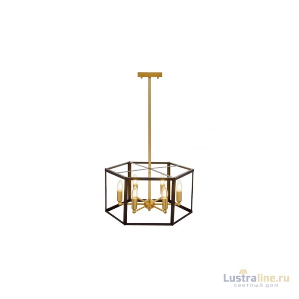 Подвесная люстра Lumina Deco Lorton LDP 1142-6 BK+MD