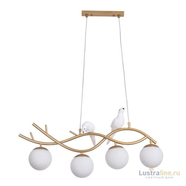 Подвесная люстра Arte Lamp Eltanin A3422SP-4GO