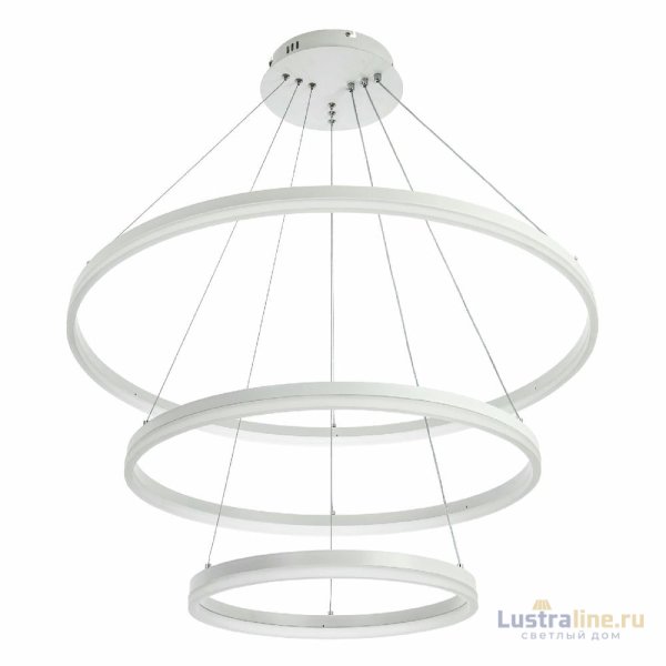 Подвесная люстра LED4U L1085-80-60-40 WH Подвесная люстра LED4U L1085-80-60-40 WH