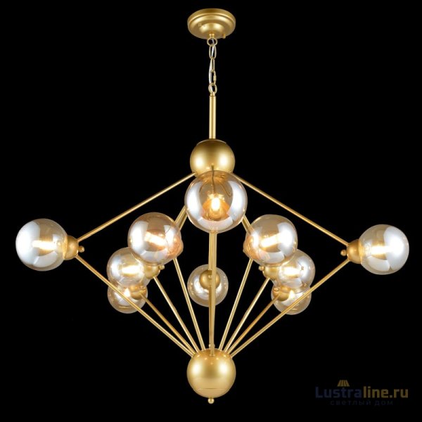 Подвесная люстра Natali Kovaltseva STUTTGART 91006/10C GOLD