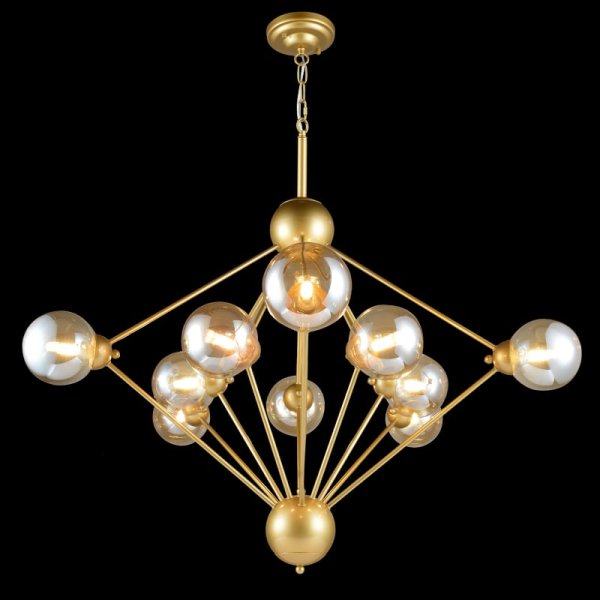 Подвесная люстра Natali Kovaltseva STUTTGART 91006/10C GOLD