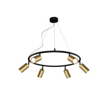 Подвесная люстра Crystal Lux CLT 015C6 D600 BL-GO
