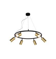 Подвесная люстра Crystal Lux CLT 015C6 D600 BL-GO