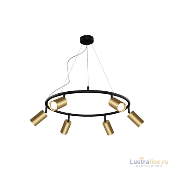 Подвесная люстра Crystal Lux CLT 015C6 D600 BL-GO
